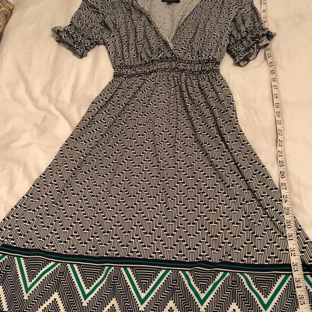 Max edition v neck poly knit summer casual dress